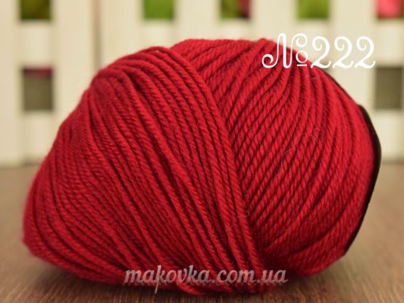 Corsica Victoria пряжа 222 вишневый