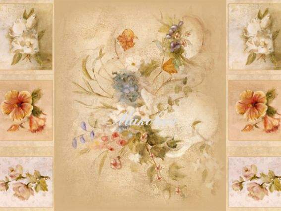 Декупажная карта Букеты, 21х29,7 см, Cheap Art