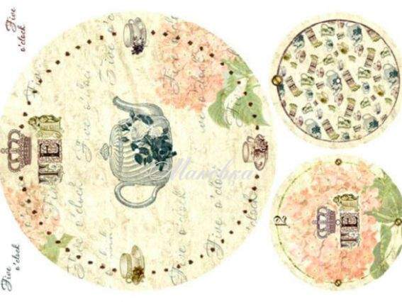 Декупажная карта Чайное утро, 21х29,7 см, Cheap Art