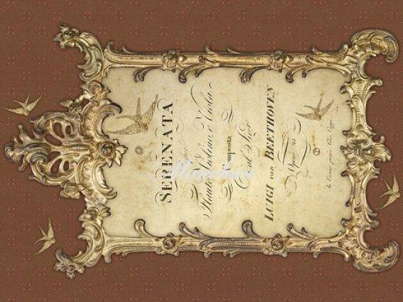 Декупажная карта Серенада Бетховена, 21х29,7 см, Cheap Art