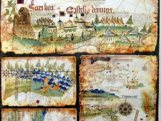 Декупажная карта Старинная карта, 21х29,7 см, Cheap Art