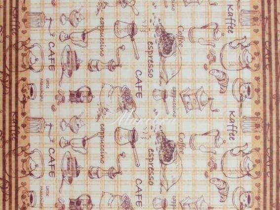 Декупажная карта Утренний кофе, 21х29,7 см, Cheap Art