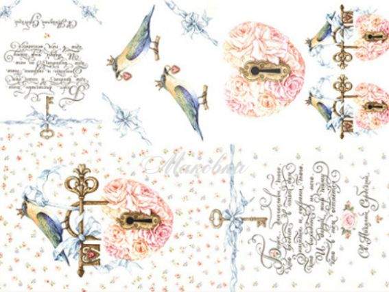 Декупажная карта Благой вестник, 30,8х44 см, Cheap Art