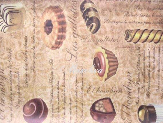 Декупажная карта Сладкая идея, 30,8х44 см, Cheap Art