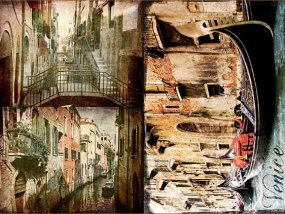 Декупажная карта Венеция, 30,8х44 см, Cheap Art