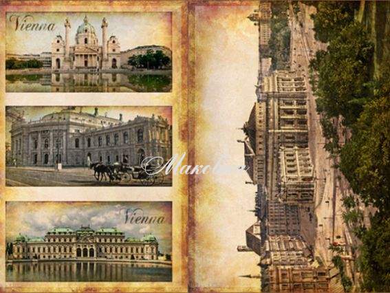 Декупажная карта Венский вальс, 30,8х44 см, Cheap Art