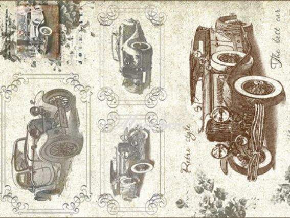 Декупажная карта Винтажная роскошь, 30,8х44 см, Cheap Art