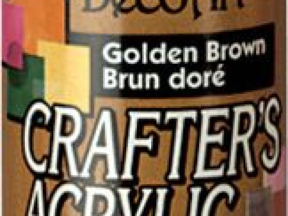 Акриловая краска Коричнево-золотой 60 мл DCA06-3, Decoart (США) Акриловая краска Коричнево-золотой 60 мл DCA06-3, Decoart (США)