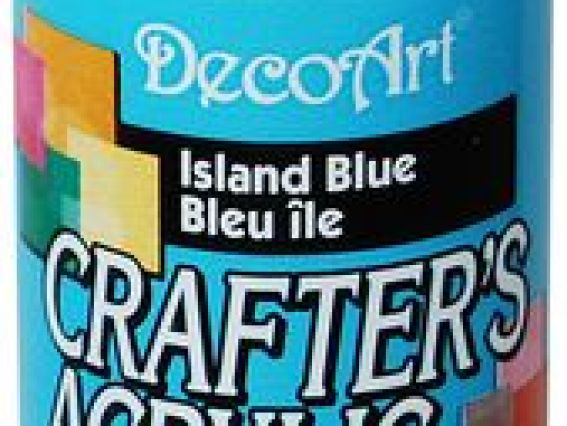 Акриловая краска Голубой Остров 60 мл DCA123-3, Decoart  (США) Акриловая краска Голубой Остров 60 мл DCA123-3, Decoart  (США)