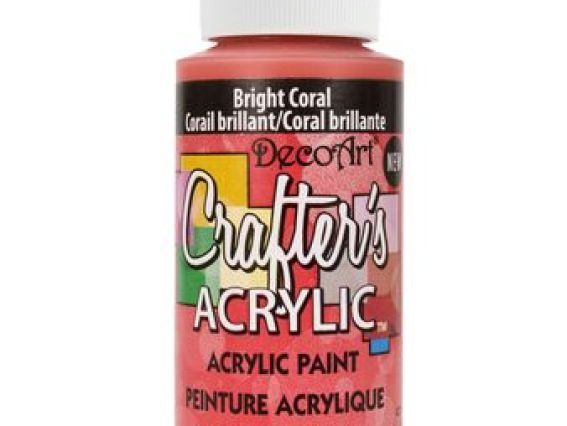 Акриловая краска Яркий Коралловый 60 мл DCA137, Decoart (США) Акриловая краска Яркий Коралловый 60 мл DCA137, Decoart (США)