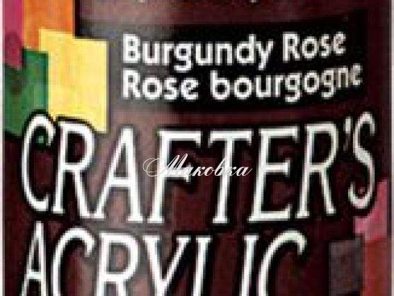 Акрилова фарба Червона Троянда 60 мл DCA19-3, Decoart Акрилова фарба Червона Троянда 60 мл DCA19-3, Decoart