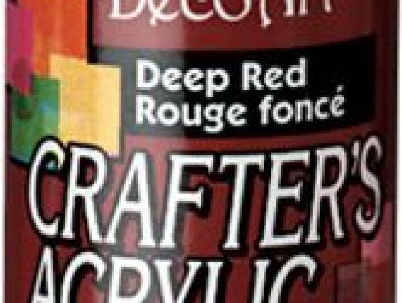 Акриловая краска Глубокий Красный 60 мл DCA21-3, Decoart  (США) Акриловая краска Глубокий Красный 60 мл DCA21-3, Decoart  (США)