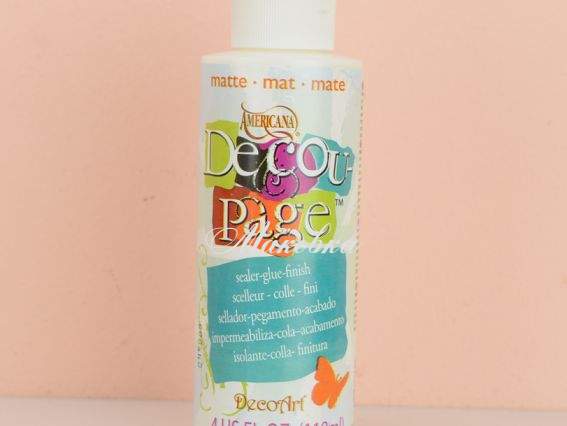 Клей-лак для декупажа Матовый 118 мл DS106-72 DecoArt Клей-лак для декупажа Матовый 118 мл DS106-72 DecoArt