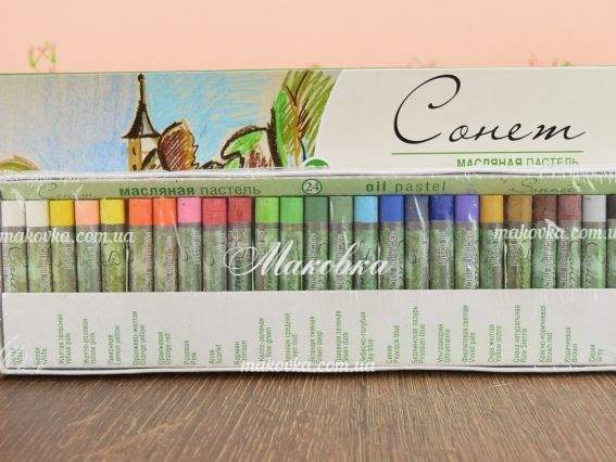 Набор масляной пастели, 24 цвета, Сонет, ЗХК 7041156 Набор масляной пастели, 24 цвета, Сонет, ЗХК 7041156