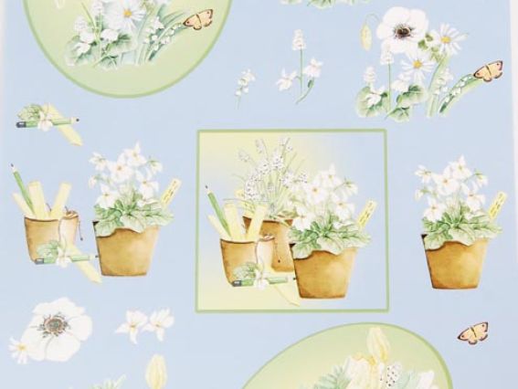 Декупажная бумага для открыток Цветочная мелодия, 21х29,7 см, JEJE Декупажная бумага для открыток Цветочная мелодия, 21х29,7 см, JEJE