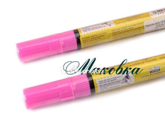 Маркер Розовый №9, для рисования на темных тканях, 222-s Deco Fabric, Marvy Маркер Розовый №9, для рисования на темных тканях, 222-s Deco Fabric, Marvy