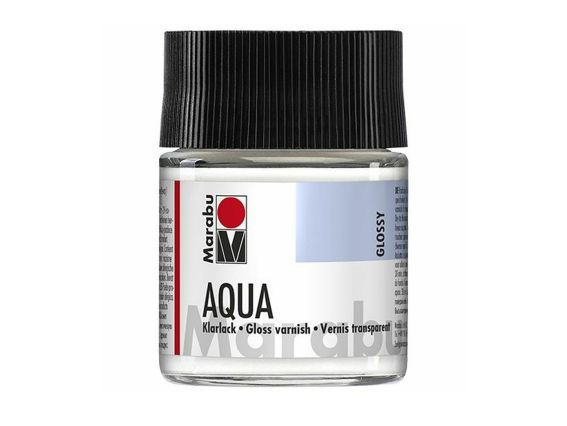 Лак фінішний глянсовий, на водній основі, 91022003, Marabu 50мл,  Лак фінішний глянсовий, на водній основі, 91022003, Marabu 50мл, 