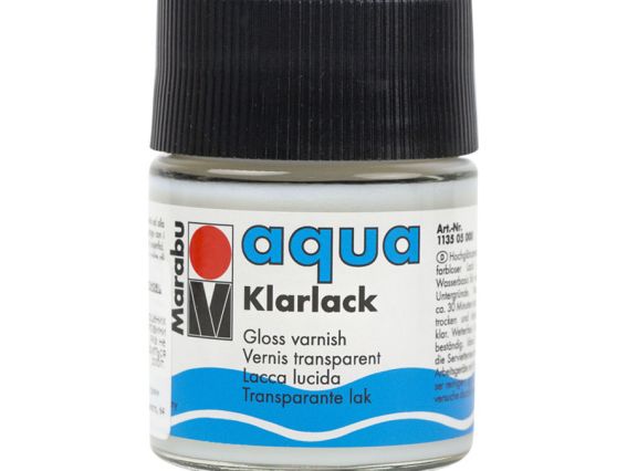 Marabu лак фінішний глянсовий водній основі, 91022003, 50мл, 113505000