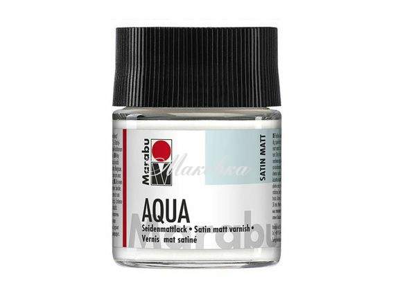 Лак фінішний сатиновий матовий, на водній основі, 91022005, Marabu 50мл, 