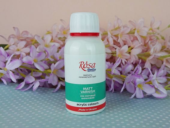 Акриловий Матовий Лак для декупажу 120 мл, Rosa Studio 750010103