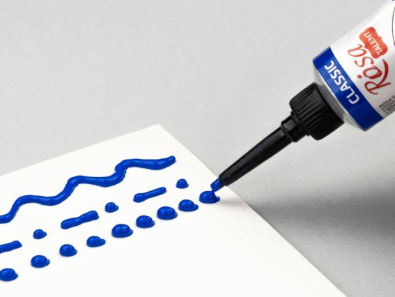 Універсальний акриловий Контур 135107 колір Синій, 20 мл, ROSA Talent  