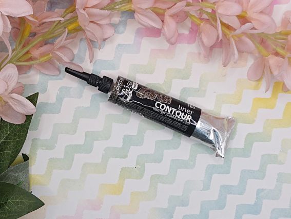 Универсальный акриловый Контур 135161 цвет Серебро, глиттер, 20 мл, ROSA Talent,