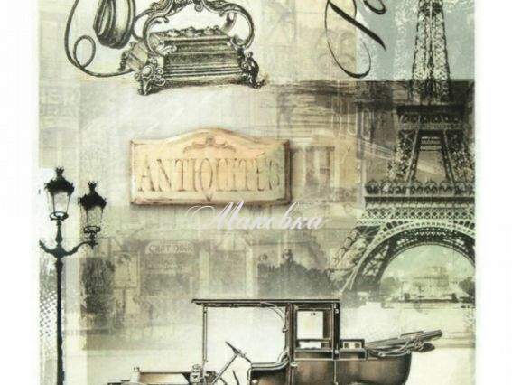 Декупажная карта Ретро-2, ROSA START 21х29,7 см