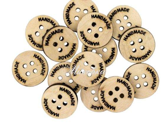 Гудзик Handmade-1, 2.5 см, ROSA Talent 2809260, 1 шт