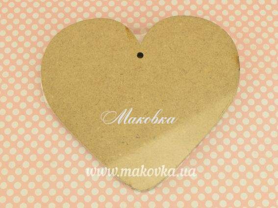 Заготовка Панно Серце с подвесом, МДФ, ROSA Talent 4801010 Заготовка Панно Серце с подвесом, МДФ, ROSA Talent 4801010