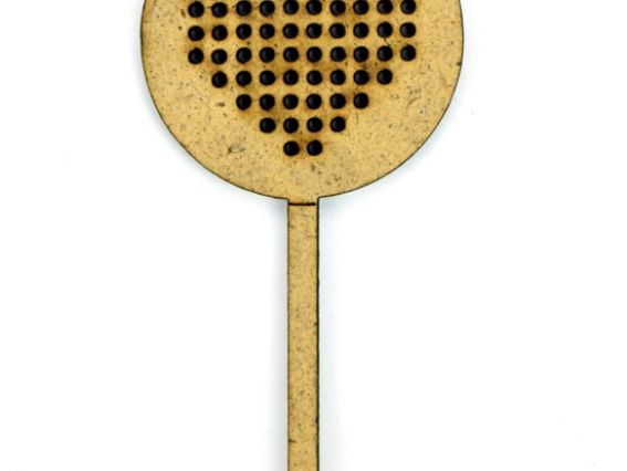 Заготовка топер Сердце-3 под вышивку, ДВП, 5х12см, 1 шт,  ROSA Talent 4801182 Заготовка топер Сердце-3 под вышивку, ДВП, 5х12см, 1 шт,  ROSA Talent 4801182