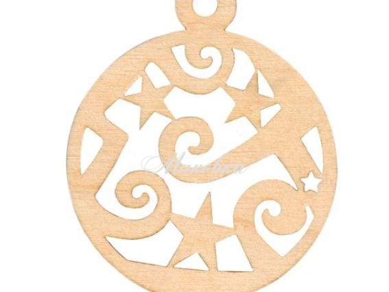 Набор новогодних заготовок Шар с орнаметом, из фанеры, 4 шт, ROSA Talent 4801494 Набор новогодних заготовок Шар с орнаметом, из фанеры, 4 шт, ROSA Talent 4801494