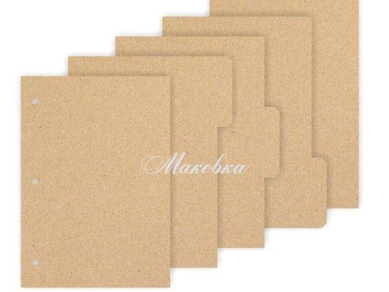 Заготовка для блокнота №1, 5 сторінок з картону, ROSA Talent Заготовка для блокнота №1, 5 сторінок з картону, ROSA Talent