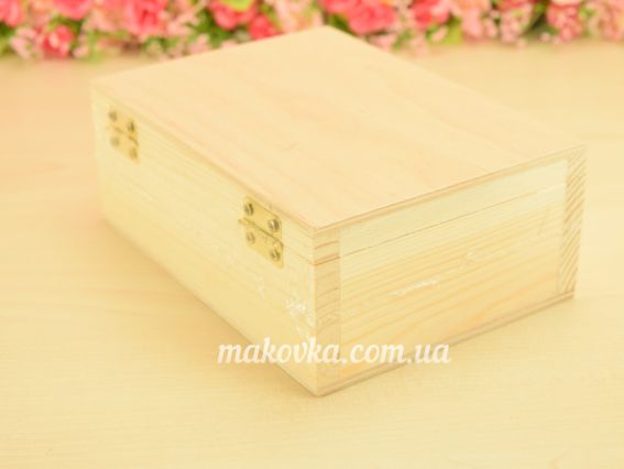 Заготовка дерев'яна шкатулка без замка, розмір 17х6,5х12 см, Rosa Talent 2791013