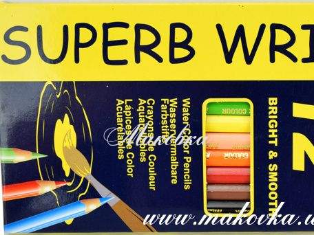 Олівці акварельні 12шт MARCO 4120-12CB олівці акварельні 12шт Олівці акварельні 12шт MARCO 4120-12CB олівці акварельні 12шт