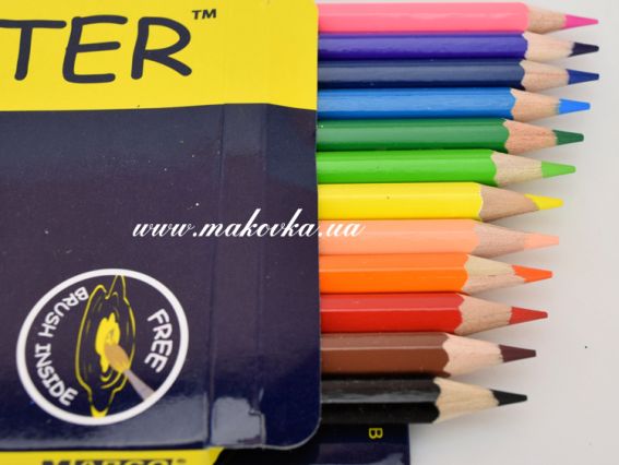 Набір акварельних олівців 12шт MARCO 4120-12CB