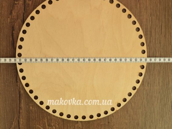 Денце для кошика кругле №382-1, з фанери, діаметр 25см, 1 шт Алісена