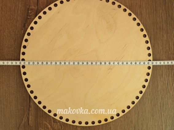 Донышко для корзины круглое №382, из фанеры, диаметр 30см, 1 шт Алисена