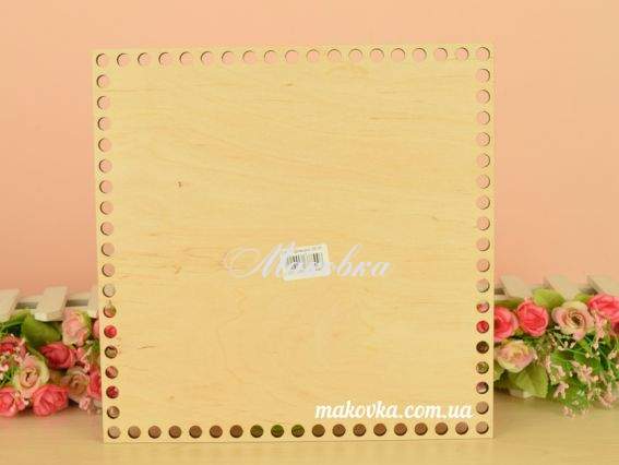 Денце квадратне №385-1, з фанери, сторона 25 см, 1 шт Денце квадратне №385-1, з фанери, сторона 25 см, 1 шт