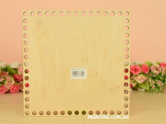 Денце квадратне №385-2, з фанери, сторона 20 см, 1 шт