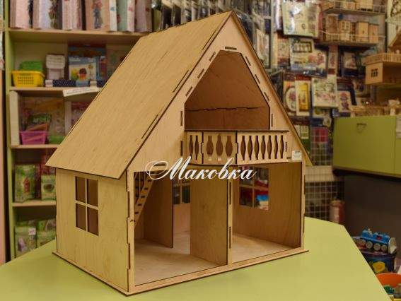 Заготовка Дом с балконом №1212 Заготовка Дом с балконом №1212