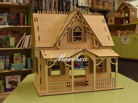 Заготовка Дом с верандой №1211 Заготовка Дом с верандой №1211