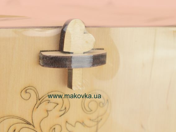 Заготовка Коробка для пожеланий  №117, фанера 21х12х20 см, 