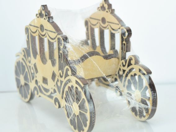 Заготовка для декору підставка Карета, №1134, фанера, 15х6,5х10 см
