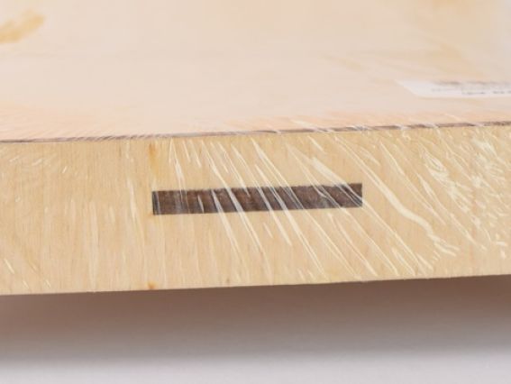 Заготівля лялькова Ліжко двоспальне №1070, фанера, розмір 17х20х8 см