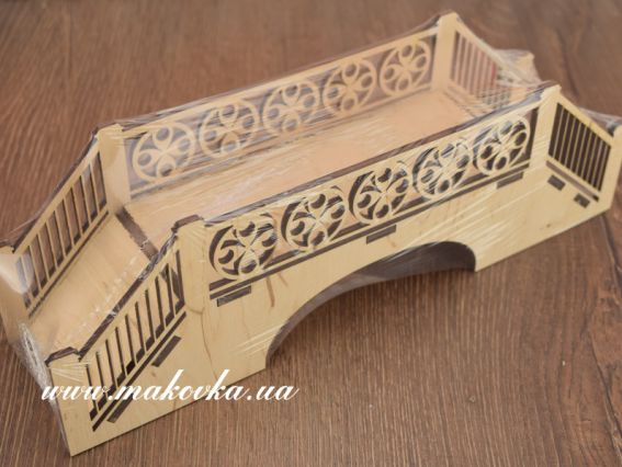 Місток №1180, з фанери 30х8х9,5 см Місток №1180, з фанери 30х8х9,5 см