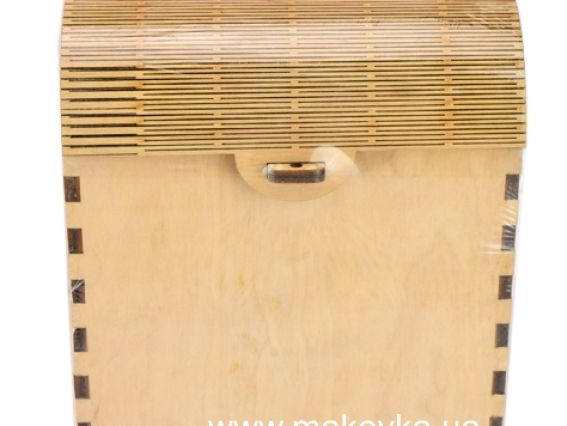 Заготовка для декорування Шкатулка Висока №120, фанера, 12х7х13 см, 12х7х13 см