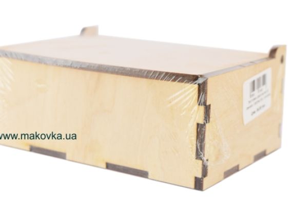 Заготівля для декорування Шкатулка №123, фанера, розмір 12х8,5х4,5см