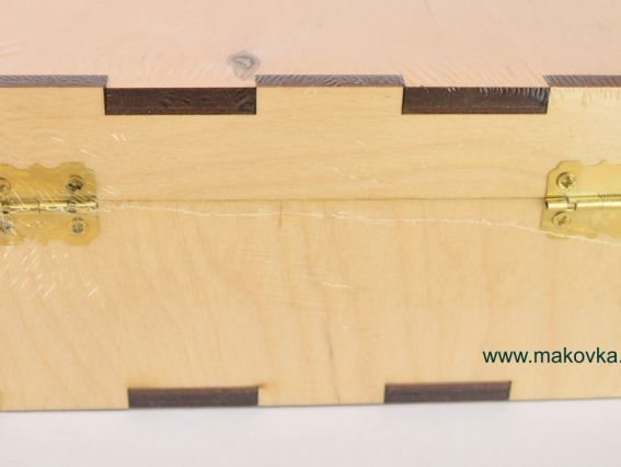 Заготовка Шкатулка із замком №196, фанера 19х15х8 см