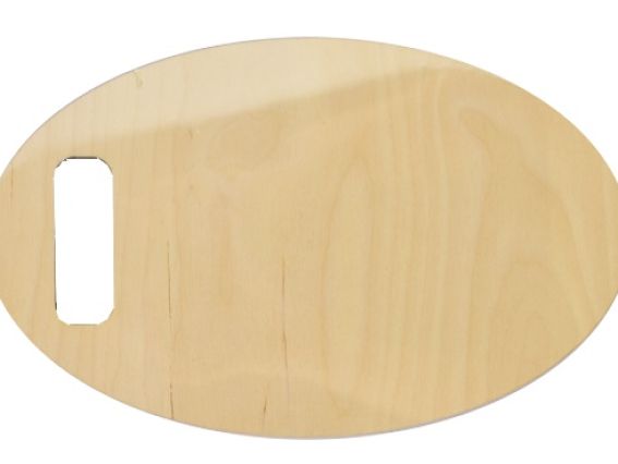 Заготовка Дощечка овальная большая №200-1, фанера, 26х16 см, 1 шт Заготовка Дощечка овальная большая №200-1, фанера, 26х16 см, 1 шт