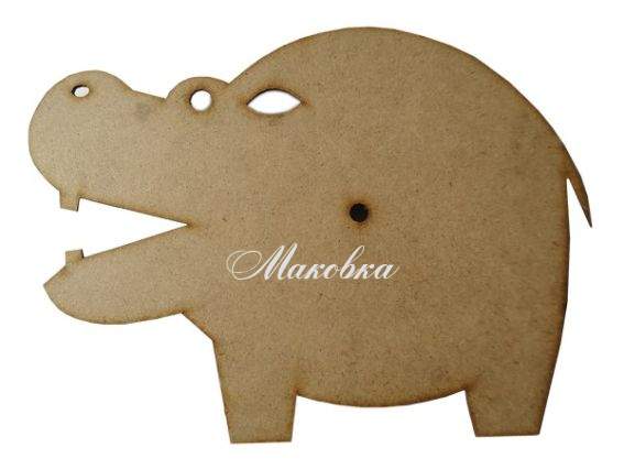 Заготовка для часов Дрема-1 Бегемотик (ЧД-1) Кабу